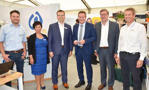 Besuch von Landrat Leo Schrell